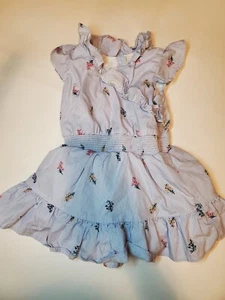 Vestido Janie And Jack Azul Floral Volantes 2t - Imagen 1 de 6