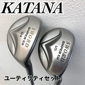 KATANA Golf SWORD SNIPER EG Hybrid Utility 2pcs Set Flex-R Speeder 589 No H/C - Picture 1 of 6