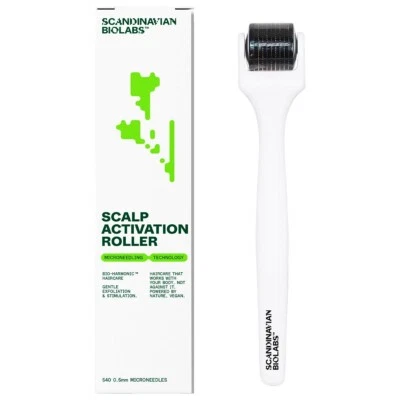 BESUCHE DEN SCANDINAVIAN BIOLABS- Scandinavian Biolabs Derma Roller Hergestellt mit Titan 0,5 mm Nadeln NEU OVP