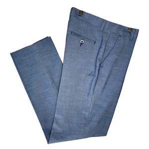 Calvin Klein Boys Sz 16 Blue Dress Pants Suit Separate Formal Tween - Picture 1 of 10