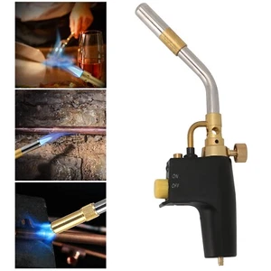 Herramienta de antorcha de soplado de gas MAP tubería soldadura plomería hágalo usted mismo gas propano uso Reino Unido - Imagen 1 de 9