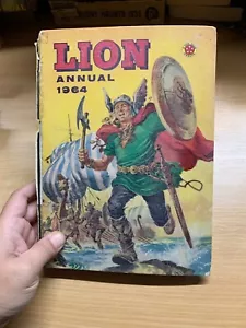 1963 "LION ANNUAL 1964" ILLUSTRATED ANNUAL HARDBACK BOOK (P4) - Picture 1 of 17