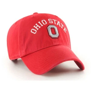 Ohio State Buckeyes 47 Brand Arch Clean Up Adjustable Hat - Red - Picture 1 of 1