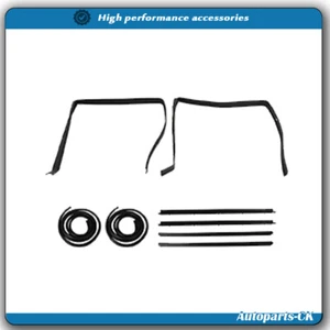 Rubber Door Weatherstrip Seal Kit For 1983-1994 Chevy S10 Blazer GMC S-15 Jimmy - Picture 1 of 11