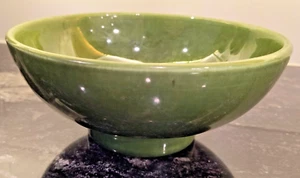 Vintage Haeger USA 401 Green Ceramic Bowl - Picture 1 of 3