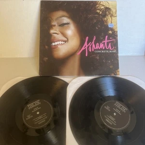 Ashanti - Concrete Rose - Original 2004 2xLP Vinyl w/ Lyrics Insert NM Promo - Imagen 1 de 15