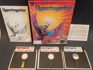Questmaster Il Prisma Di Heheutotol Videogioco IBM Vintage 1987 Manuale 3 Dischi - Foto 1 di 15
