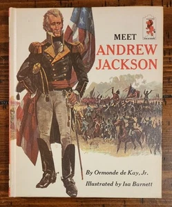 Meet Andrew Jackson by Ormonde de Kay Jr. 1967 Hardcover Step-Up Books - Picture 1 of 6