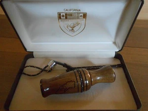 Vintage Duck's Unlimited Duck Call + Leg Brand Ring California Limited Edition - Picture 1 of 5