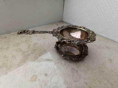 Altes Teesieb Hildesheimer Rose  - Bild 1 von 4