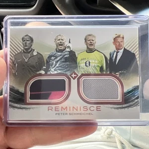 2025 Futera Incredible Reminisce Peter Schmeichel Double Match Worn Patch 1/4 FP - Picture 1 of 2