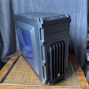 Corsair Carbide Series SPEC-01 Red LED Black Window Side Panel Computer Case - Picture 1 of 6