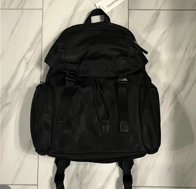 Calvin Klein Men’s Backpack Black MSRP $179.50 New - Image 1 of 4