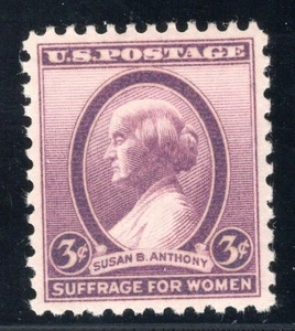 USA # 784 (1936) - 3 Cent - MNH - Note: Superb 98 (with cert.) (Susan B. Anthony) - Bild 1 von 3
