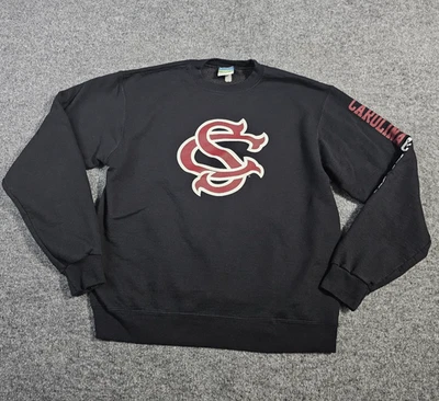 Champion South Carolina Gamecocks Sweatshirt Mens Medium Black Crewneck NCAA - Image 1 of 4