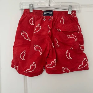 Vilebrequin Aji Picante Red Pepper Swim Trunks Size 14 - Picture 1 of 3