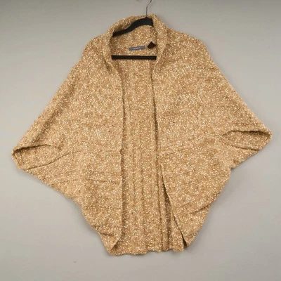 Свитер Liz Claiborne коричневый с крапинками кокон кардиган большого размера коренастый OSFA - Изображение 1 из 4