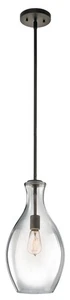 Kichler 42047OZ Everly 1-Light 8.75" Pendant in Olde Bronze - Picture 1 of 2
