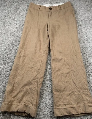 Banana Republic Womens Jackson Fit Wool Blend Dress Pants Work Stretch 8 Petite - Image 1 of 4