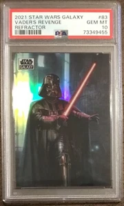 2021 Topps Star Wars Galaxy Chrome VADER’S REVENGE #83 Refractor PSA 10 - Picture 1 of 2