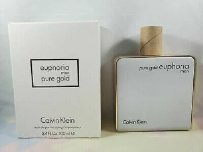 Euphoria Pure Gold de Calvin Klein 3,4 oz. (100 ml) EDP TESTER Caja Blanca Hombre Foto 1 de 2