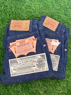 Deadstock Vintage 1984 LEVIS 501 701-0117 Shrink-to-Fit 25X36 USA - Bild 1 von 4
