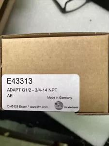E43313 Screw-in adapter for process sensors ADAPT G1/2-G3/4-14 NPT (UP TO 4) - Picture 1 of 6