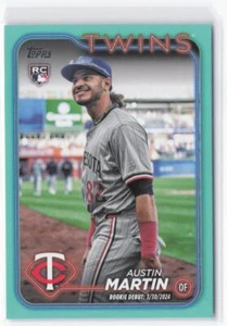 Aggiornamento Topps 2024 Austin Martin Rookie Debutto #US114 Aqua - Foto 1 di 2