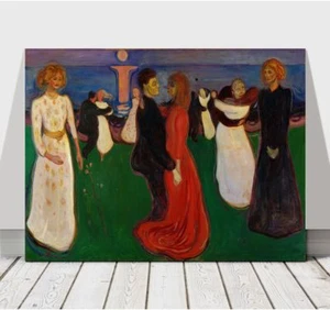 EDVARD MUNCH - The Dance of Life - CANVAS ART PRINT POSTER - 24x16" - Picture 1 of 1