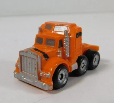 Micro Machines Orange Semi Tractor Trailer - Image 1 of 4