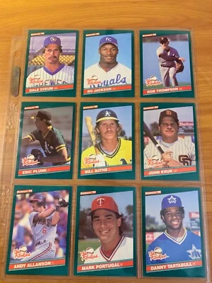 1986 Donruss The Rookies Set 1-56 Plus Aaron Puzzle U PICK Sharp NM-MT FREE SHIP - Image 1 of 3