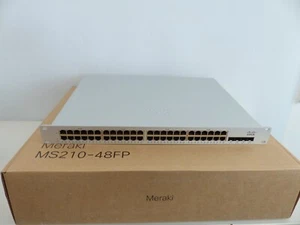 Cisco Meraki MS210-48FP Netzwerkswitch Network Netzwerk Switch #1 R - Bild 1 von 2