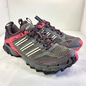 ADIDAS Kanadia TR2 Womens Trail Running Hiking Trainers Grey Pink UK5.5 (X117) - Picture 1 of 22
