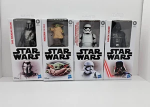 Disney Star Wars Hasbro Disney 6” Darth Vader Storm trooper Mandalorian Grogu - Picture 1 of 2