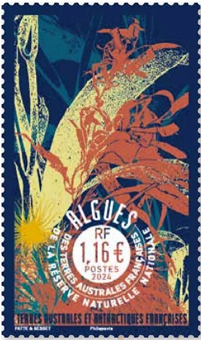 fsat 2024 taaf antarctic seabed  Algae in Southern Lands nature reserve 1v mnh - Image 1 of 1