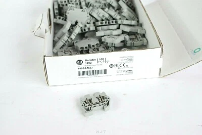 NEW 1x Allen-Bradley DIN Mount 2.5mm Terminal Blocks Cat. 1492-LMJ3 Series A - Image 1 of 4