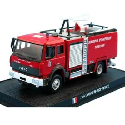 FMOGP IVECO 2000 1:64 Del Prado vigili fuoco diecast 085 - Immagine 1 di 2