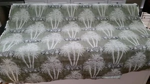 Cono Jacquard Tigre Africano Verde Safari Tejido de Tapicería Pesado 16yds BTY - Imagen 1 de 10