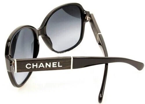 CHANEL sunglasses Polished Dark Green Womens - Grey gradient (5198H 501/T3)