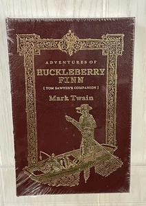 Die Abenteuer des Huckleberry Finn Easton Press VERSIEGELT ledergebunden GOLD VERGOLDET - Bild 1 von 6