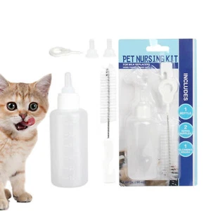 Pet Puppy Kitten Feeding Bottles Care Feeder Set Nursing Pets Feeder Supplies - Picture 1 of 12