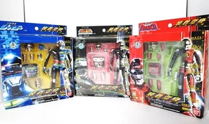 Lot 3 Figurines Space Sheriff X-Or Gavan, Sharivan, Shaider GD Bandai Neuf - Imagen 1 de 7