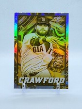 2022 Topps Fire BRANDON CRAWFORD Gold Minted GIANTS #172