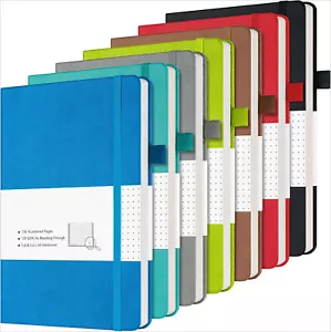 Dotted Journal Notebook, 7Pack Bullet Dot Grid for, 120 GSM Thick Paper, Page,A5 - Picture 1 of 7