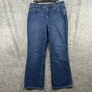 Lauren Jeans Co Womens Jeans 12 Blue LRL Premium Denim Straight High Rise - Picture 1 of 11
