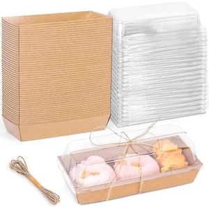 48PCS Charcuterie Boxes To Go Food Container Small Paper Bakery Boxes Treat B... - Picture 1 of 6