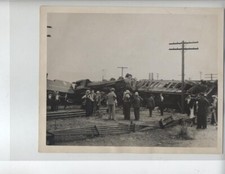 1939 DENVER CO TRAIN WRECK PHOTO VINTAGE ORIGINAL 7X9