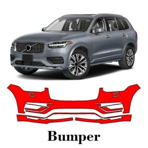 Front bumper PreCut PPF Paint Protection Film For Volvo XC90 2020-2022 - Picture 1 of 7