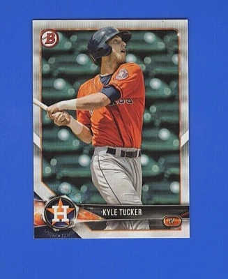 Kyle Tucker 2018 Bowman RC Rookie Prospect BP55 Houston Astros - Image 1 of 2