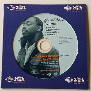 Raheem DeVaughn Believe Promo CD Single 1 Track 4 Versions 2005  - Imagen 1 de 2